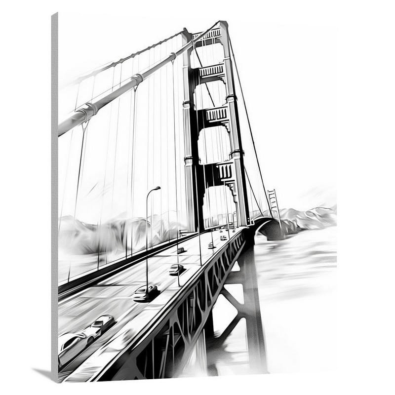 Golden Gate Symphony - Canvas Print