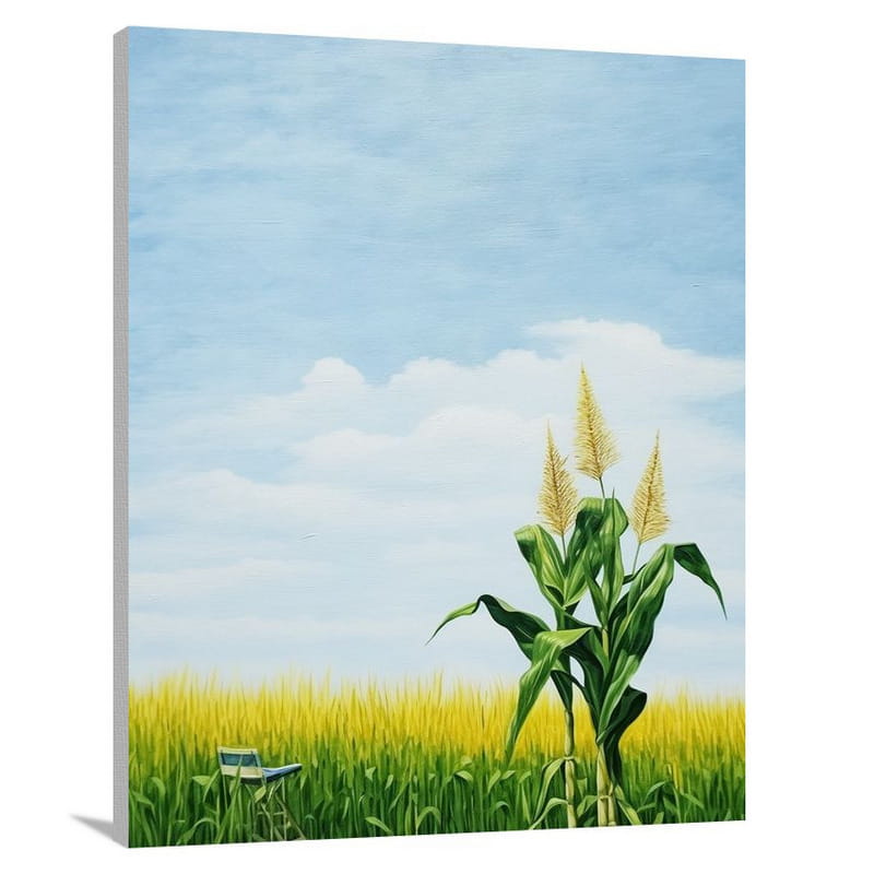 Golden Harvest: Corn's Bounty - Canvas Print