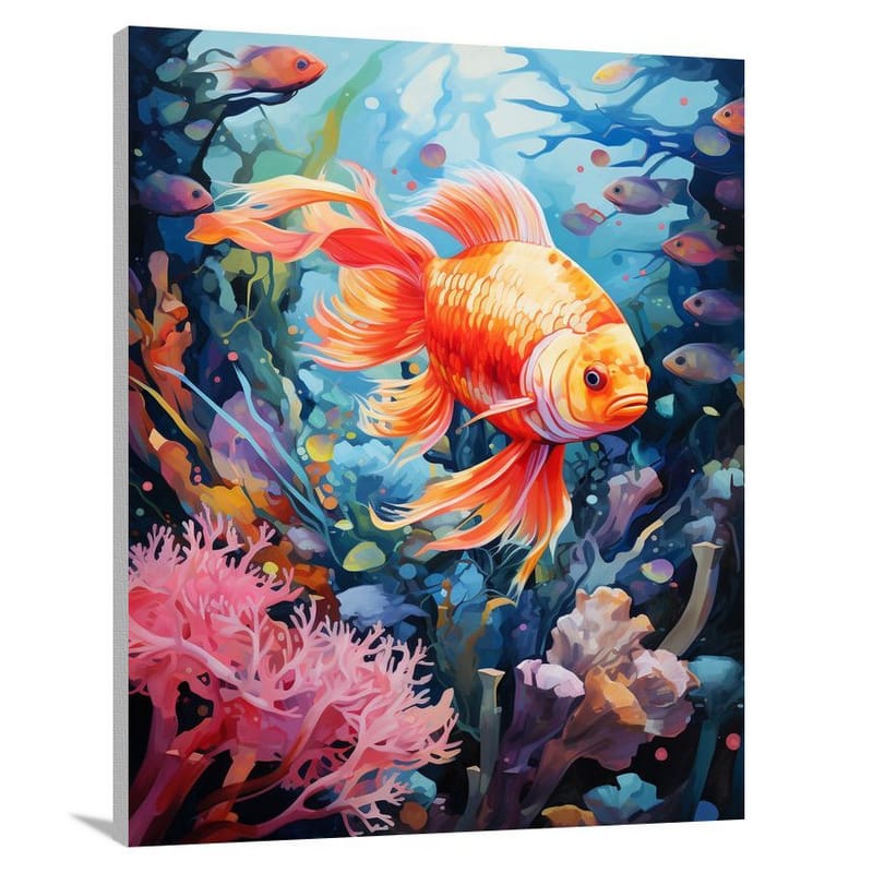 Goldfish - Contemporary Art - Contemporary Art - Canvas Print