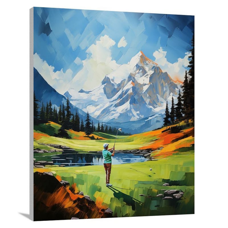 Golf Swing - Canvas Print