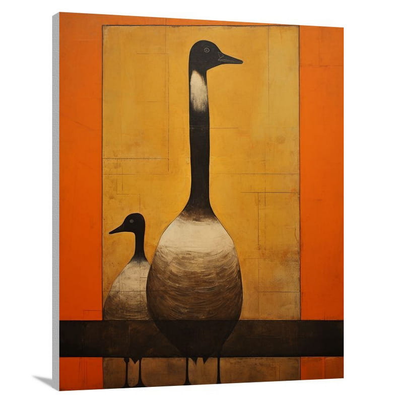 Goose's Melodic Symphony - Canvas Print
