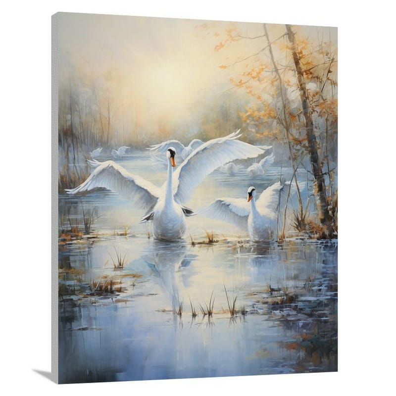 Goose's Serenade - Canvas Print