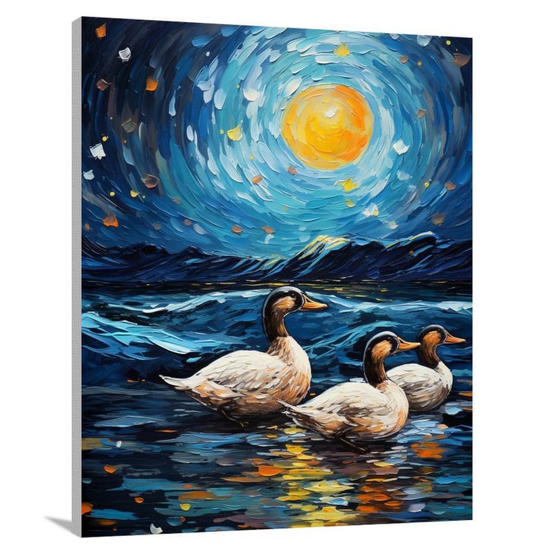 Goose's Stardust Soiree - Canvas Print