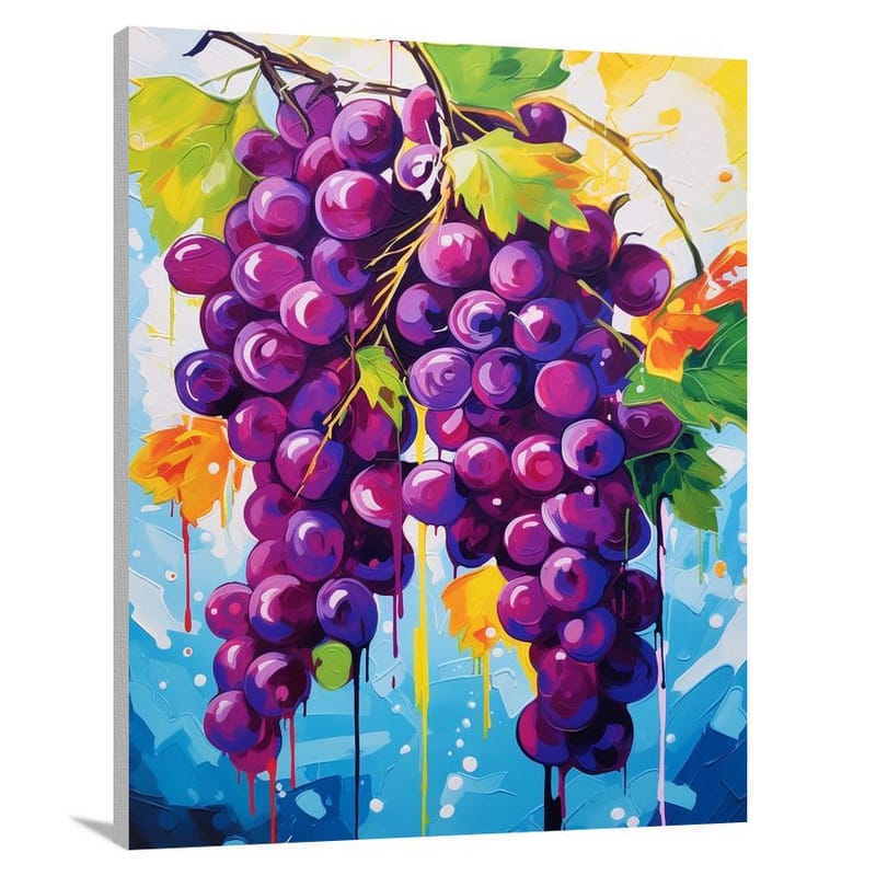 Grape Symphony - Canvas Print