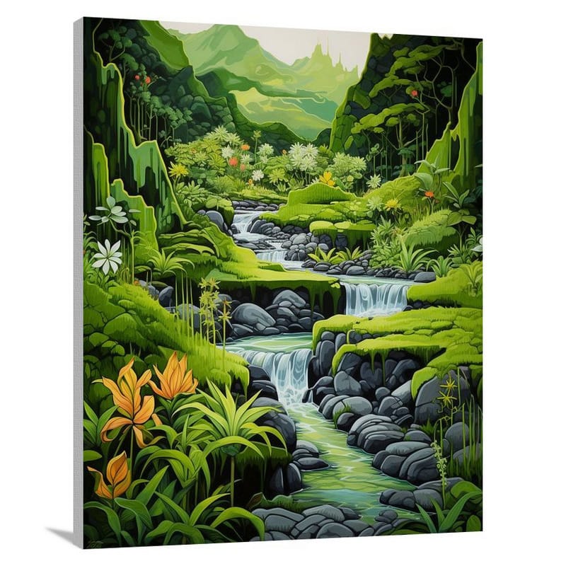 Grass Symphony - Pop Art 2 - Canvas Print