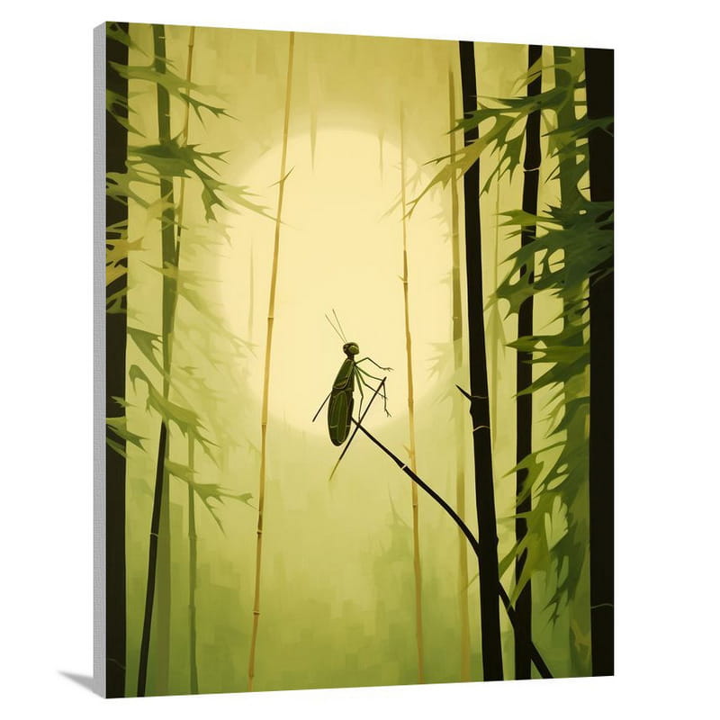 Grasshopper's Serenade - Canvas Print