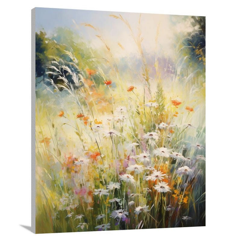 Grassland Symphony - Impressionist - Canvas Print