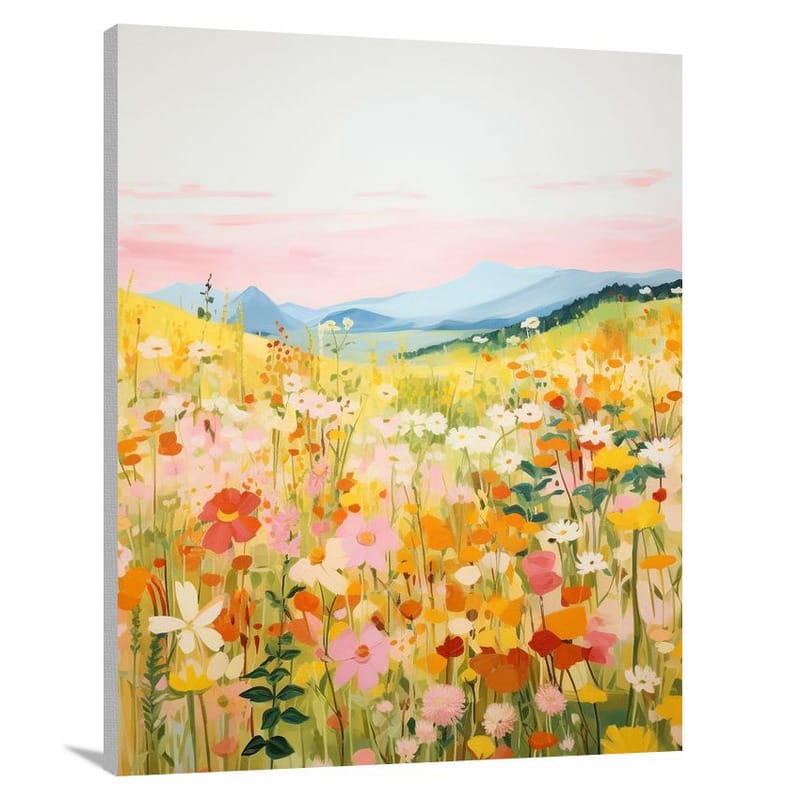 Grassland Symphony - Minimalist 2 - Canvas Print