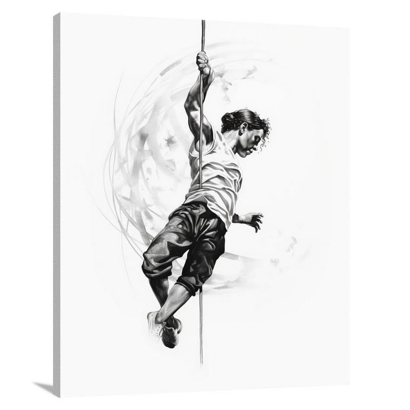Gravity Defied: Gymnastics - Canvas Print