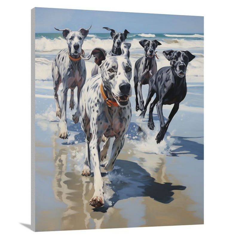 Great Dane Symphony - Canvas Print