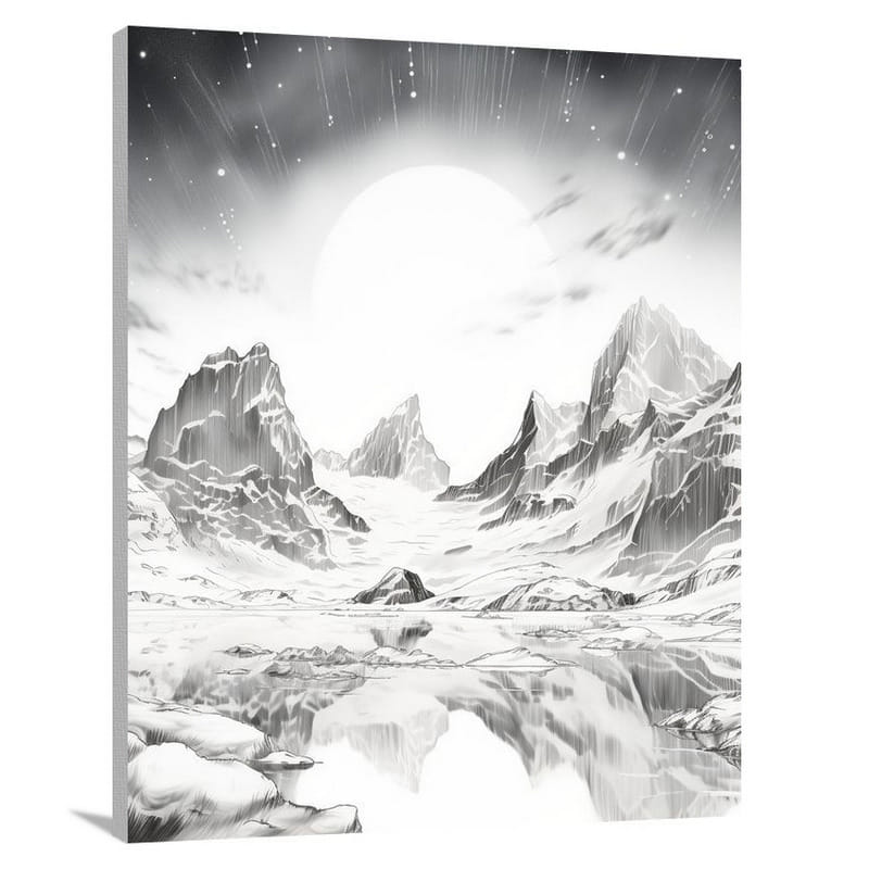 Greenland's Ethereal Dance - Canvas Print