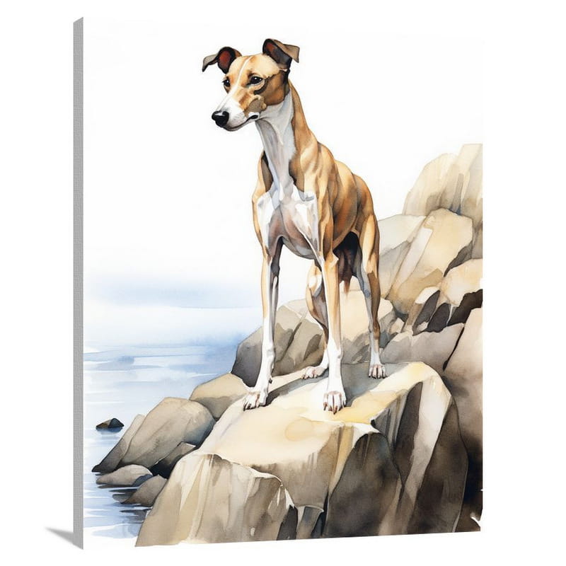 Greyhound's Majesty - Canvas Print