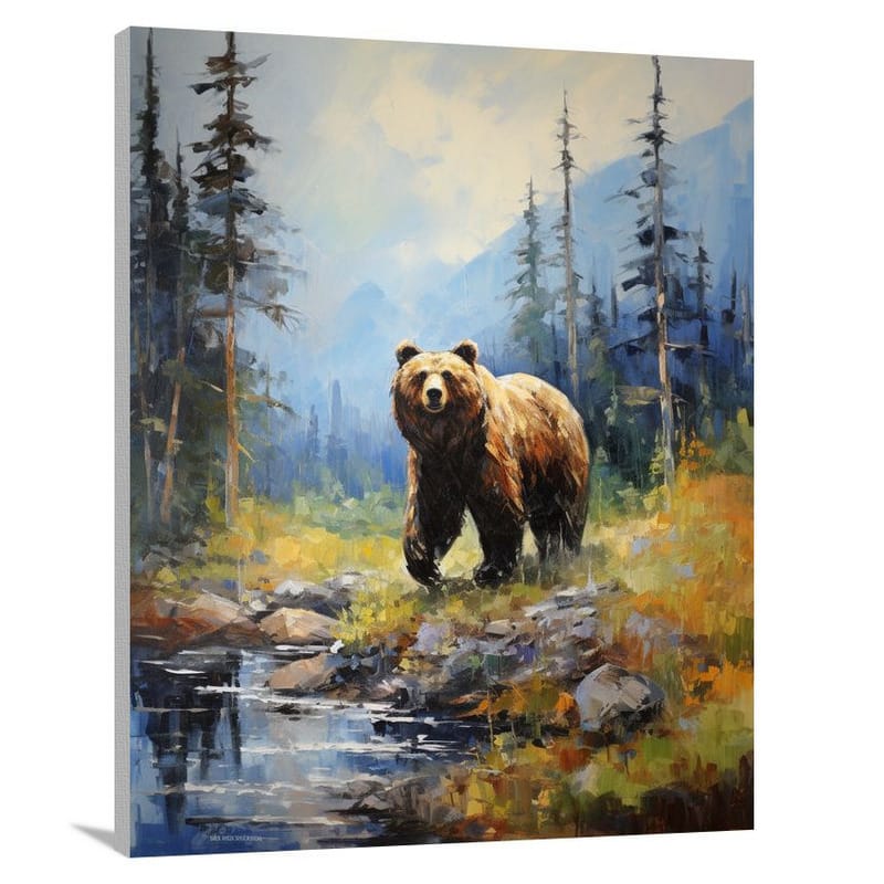 Grizzly Majesty - Canvas Print
