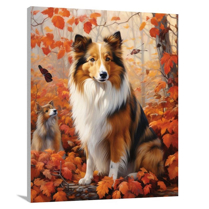 Guardian of Autumn's Hues - Canvas Print