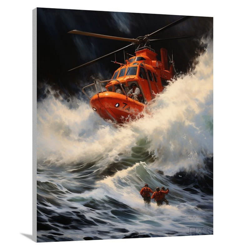 Guardians of the Waves - Canvas Print
