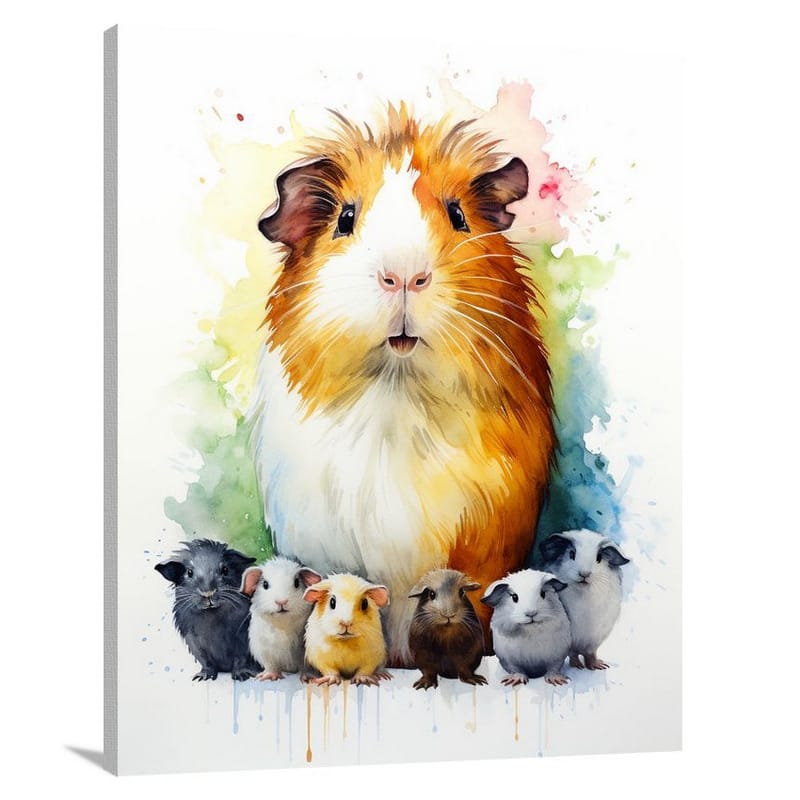 Guinea Pig's Gathering - Canvas Print