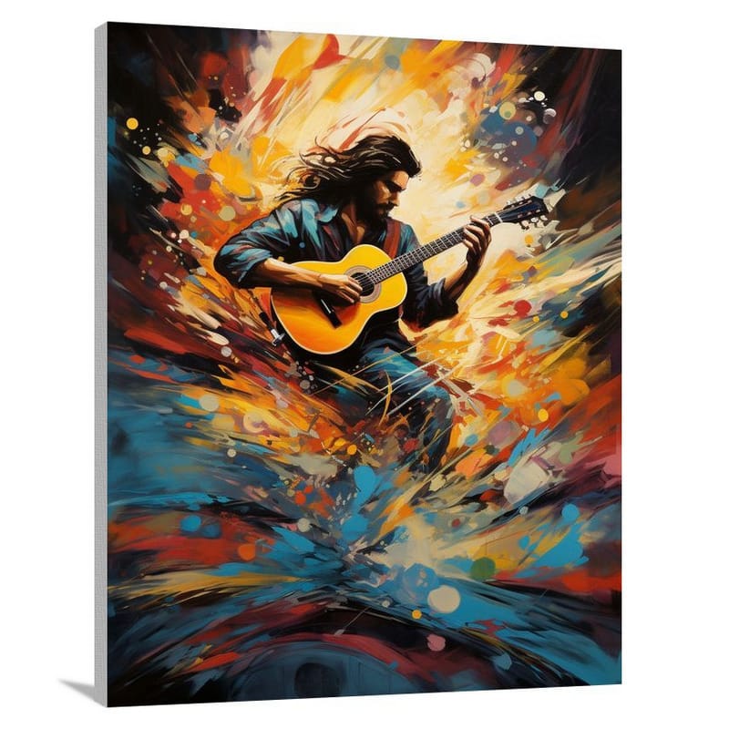 Guitar Melodies - Canvas Print