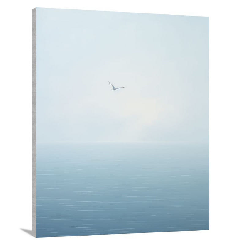 Gull's Solitude - Canvas Print