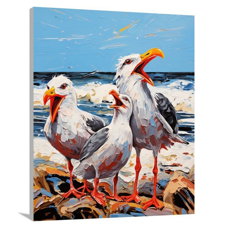 Gull Symphony - Canvas Print