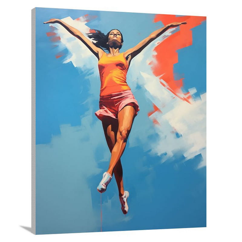Gymnastics in Motion - Minimalist 2 - Canvas Print