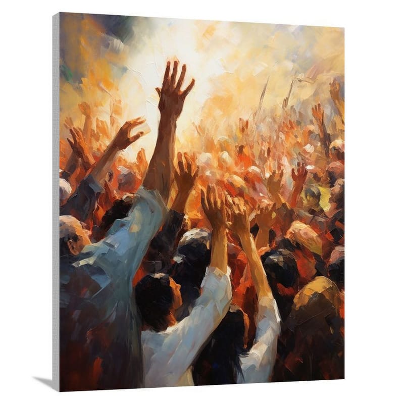 Hand in Unity - Canvas Print