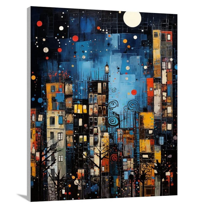 Happiness in the Night - Canvas Print