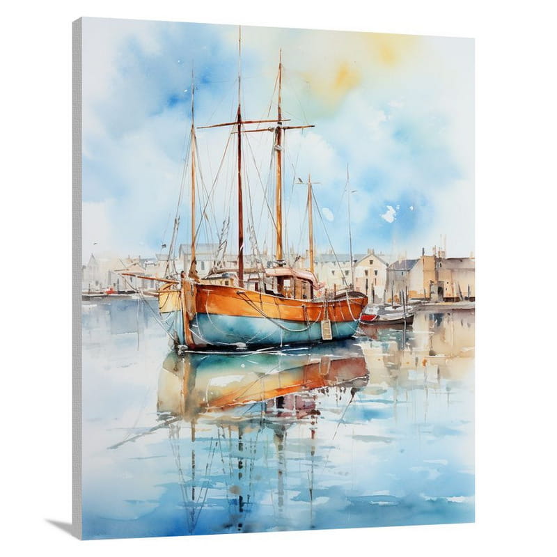 Harbor Reflections - Canvas Print