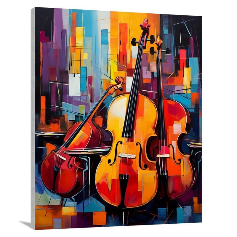 Harmonic Symphony: Classical Music in Motion - Canvas Print