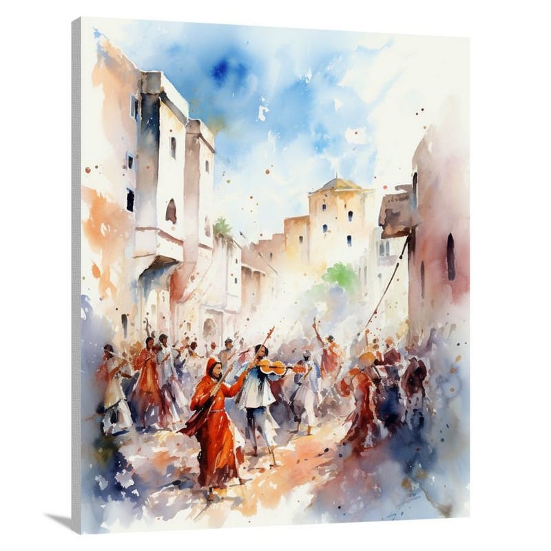 Harmony in Moroccan Rhythms - Canvas Print