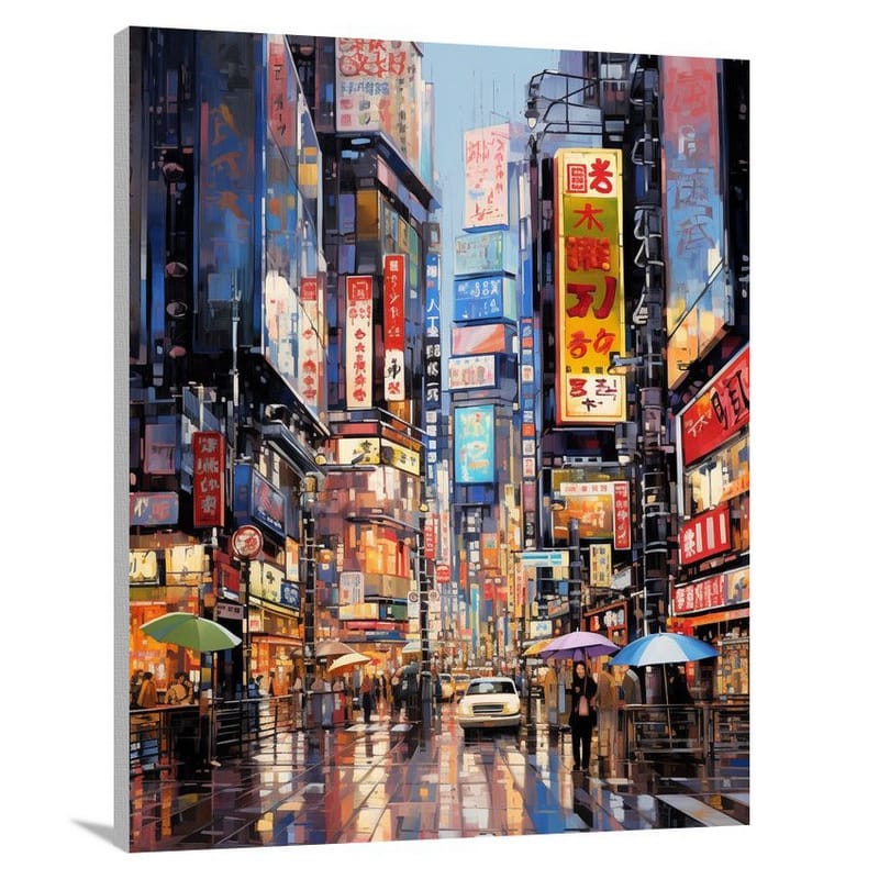 Harmony in Motion: Japanese Culture Unveiled - Canvas Print