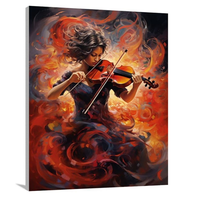 Harmony in Strings: Classical Music - Canvas Print