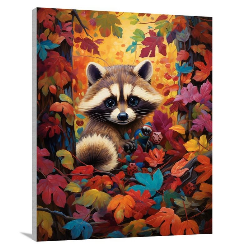 Harmony in the Autumn Woods - Canvas Print