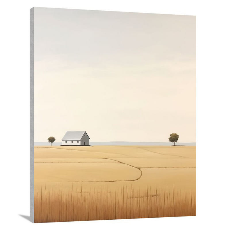 Harmony of Fields: Farming in the Modern World - Canvas Print