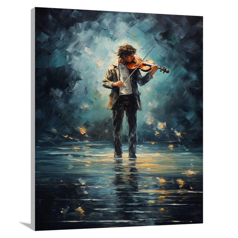 Harmony of the Strings: Musician's Profession - Canvas Print