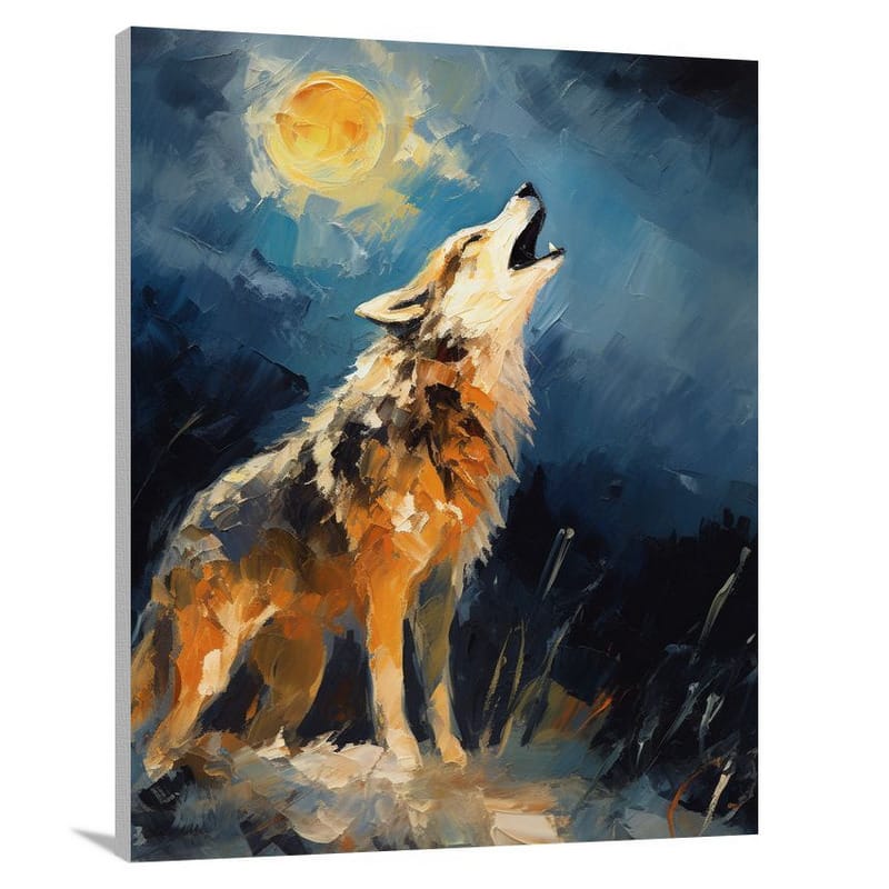 Harmony's Howl: Animal Rights - Canvas Print