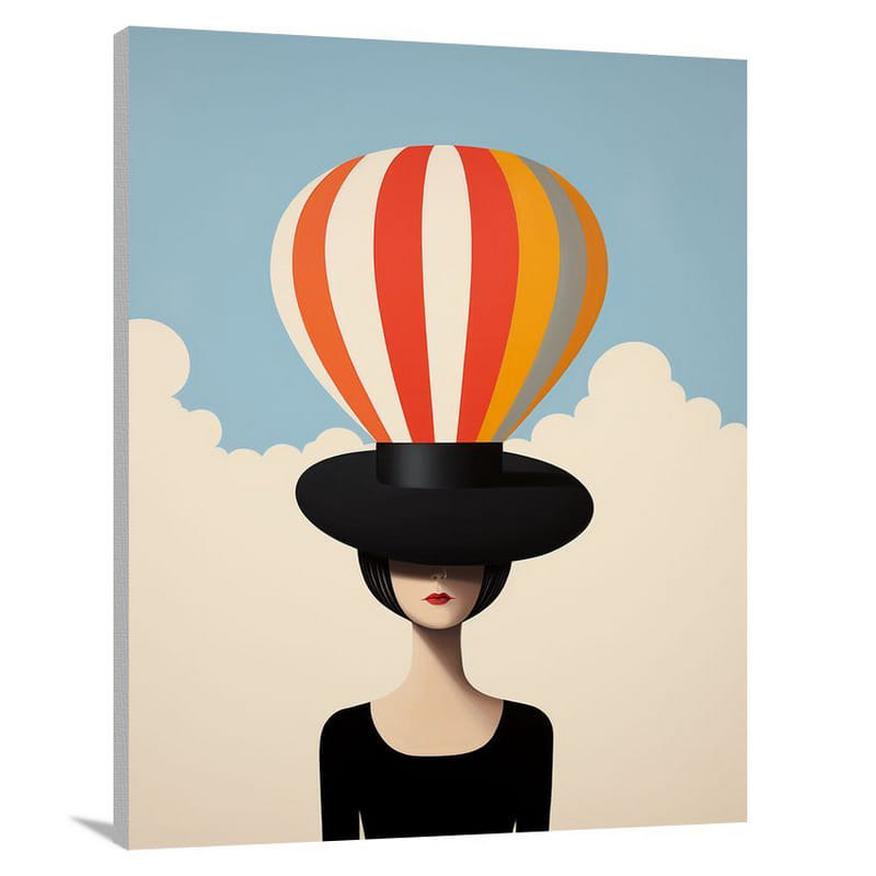Hat's Flight - Canvas Print