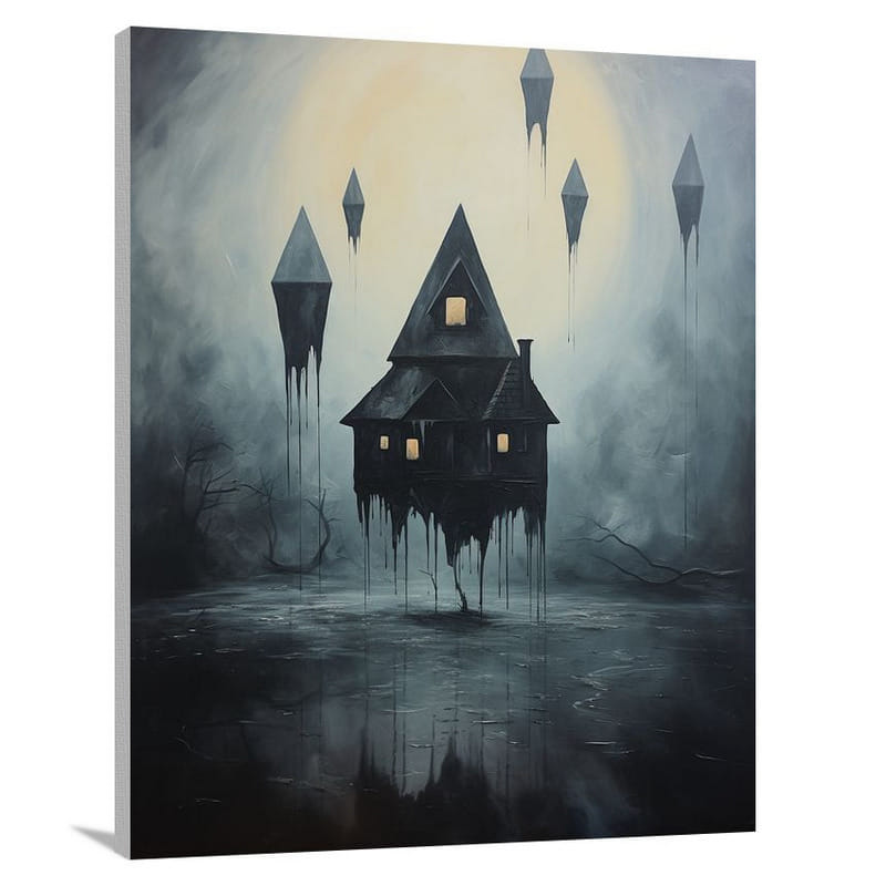 Haunted House: A Dreamer's Delight - Canvas Print