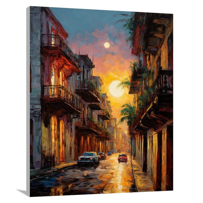 Havana Nights: Salsa Rhythms - Canvas Print