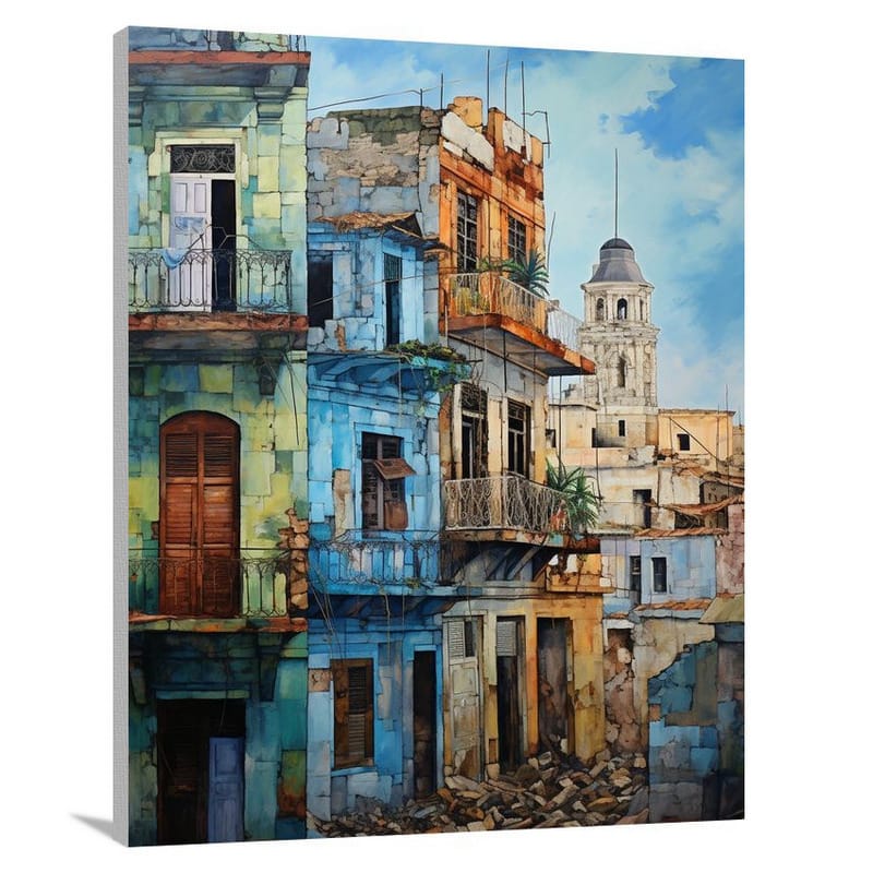 Havana Whispers - Contemporary Art - Canvas Print