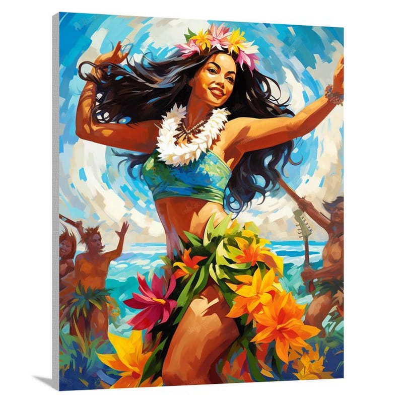 Hawaii Hula - Canvas Print