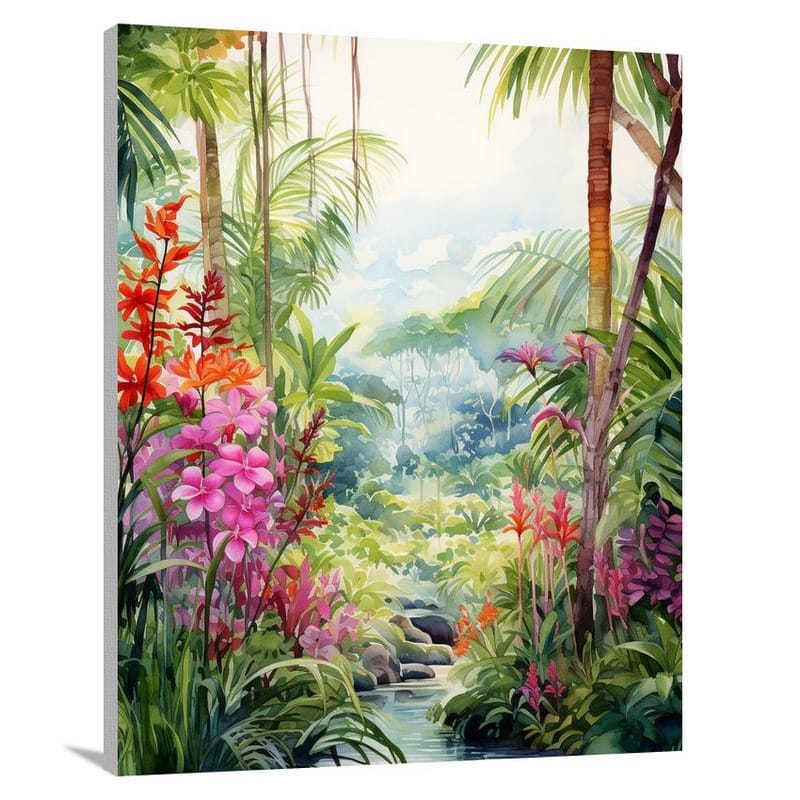 Hawaii's Enchanted Jungle - Canvas Print