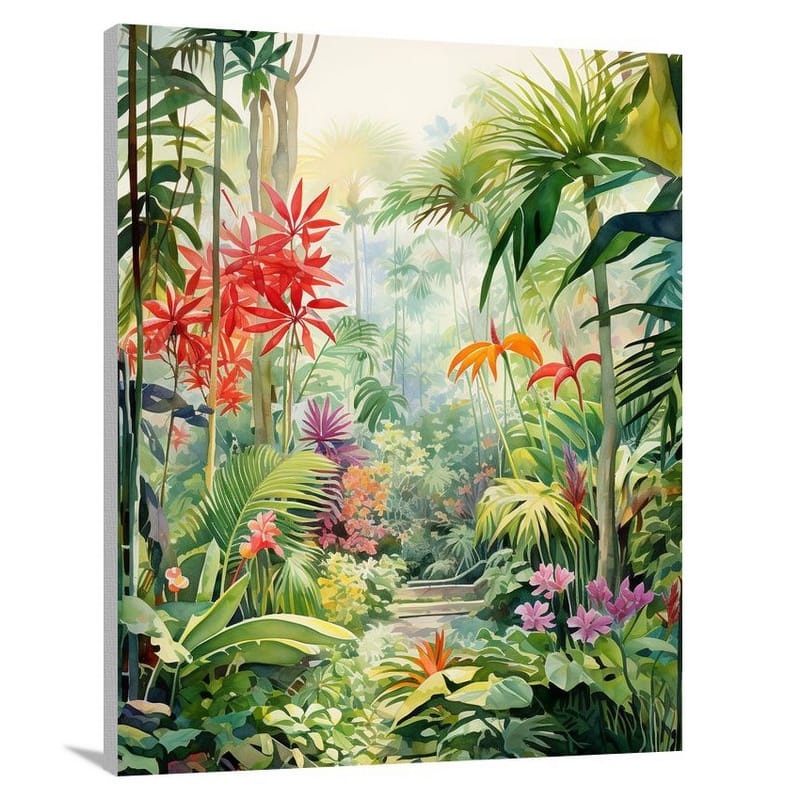 Hawaii's Lush Paradise - Canvas Print