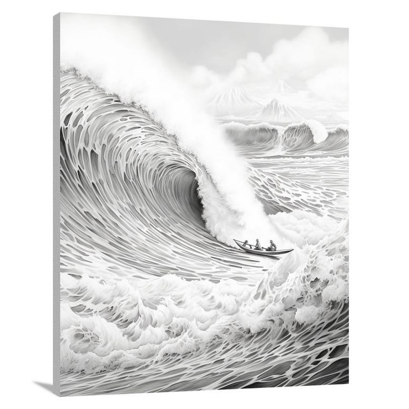Hawaii's Wave Symphony - Canvas Print