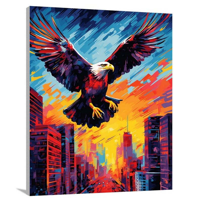 Hawk's Flight - Canvas Print