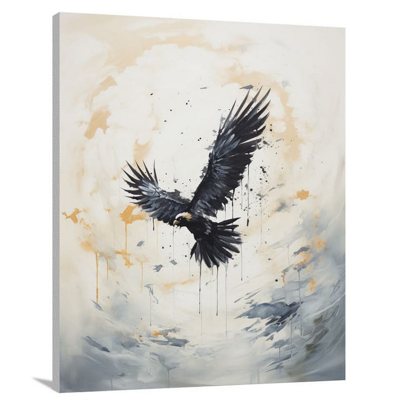 Hawk's Flight - Minimalist - Canvas Print