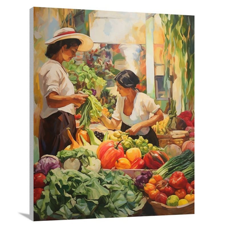 Healthy Eating Delights - Canvas Print