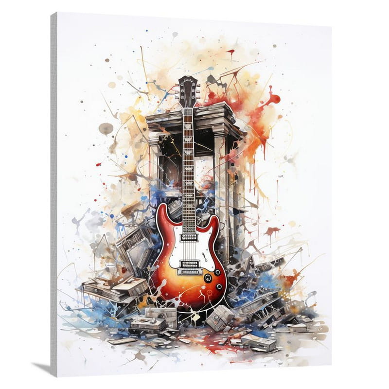 Heavy Metal - Watercolor - Watercolor - Canvas Print