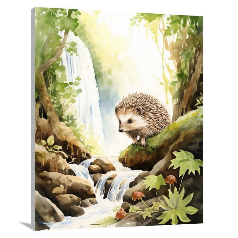Hedgehog's Haven - Canvas Print
