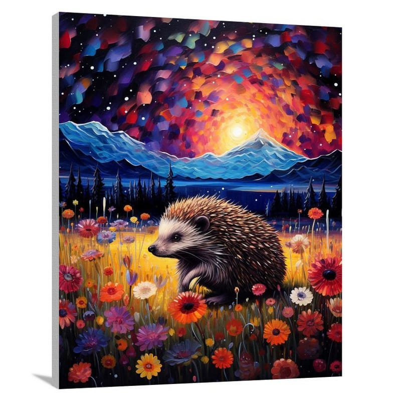 Hedgehog's Wild Dance - Canvas Print