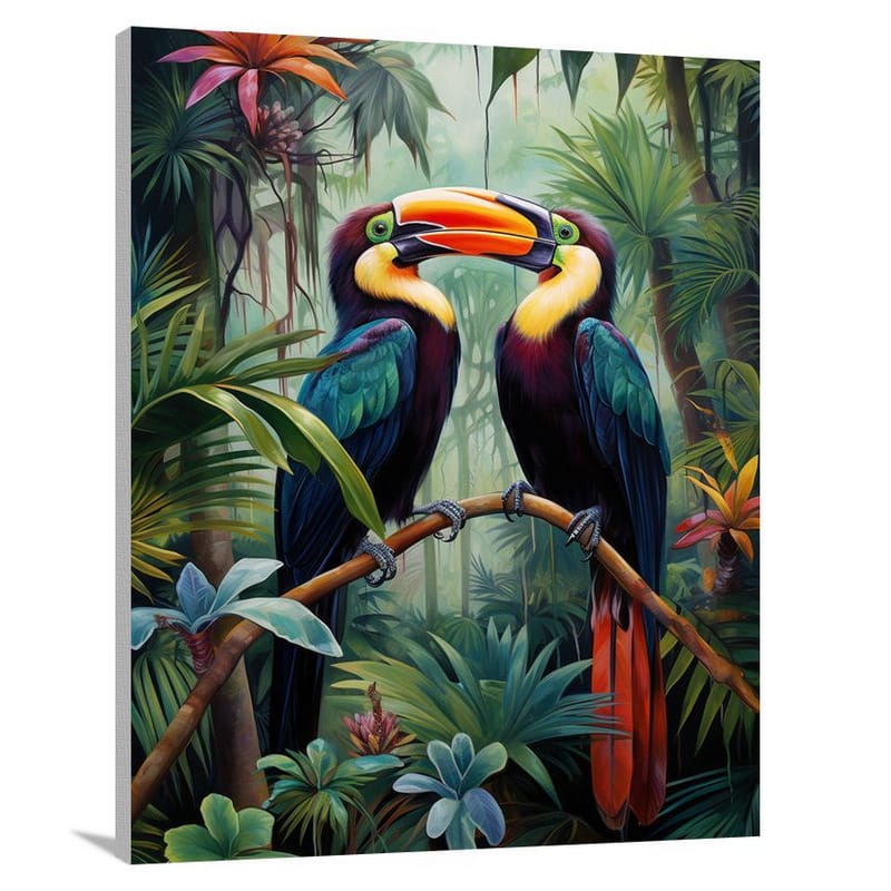Heron's Paradise - Canvas Print